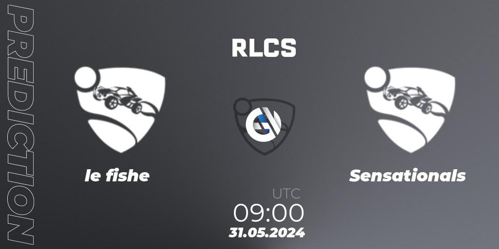 Prognoza le fishe - Sensationals. 31.05.2024 at 09:00, Rocket League, RLCS 2024 - Major 2: APAC Open Qualifier 6