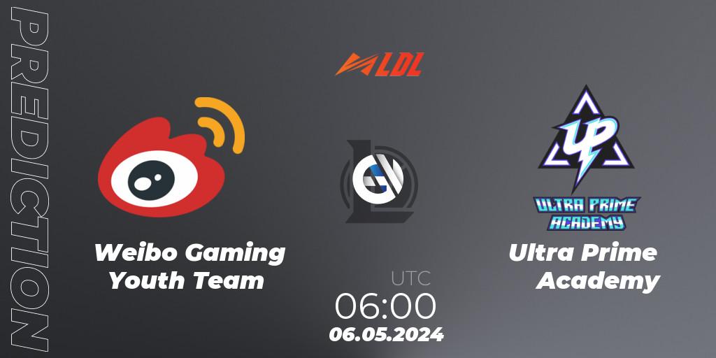 Prognoza Weibo Gaming Youth Team - Ultra Prime Academy. 06.05.2024 at 06:00, LoL, LDL 2024 - Stage 2