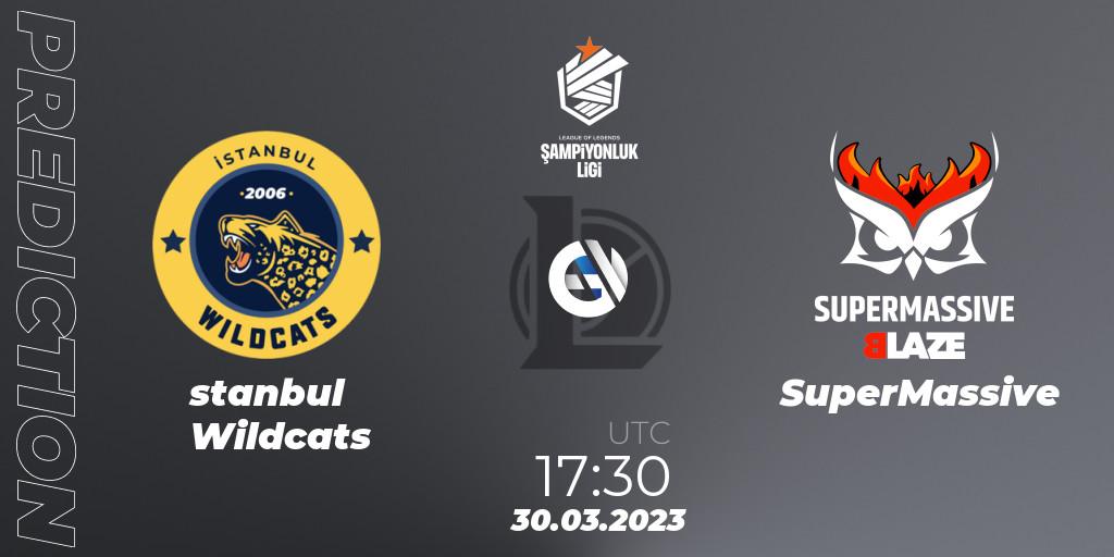 Prognoza İstanbul Wildcats - SuperMassive. 30.03.23, LoL, TCL Winter 2023 - Playoffs