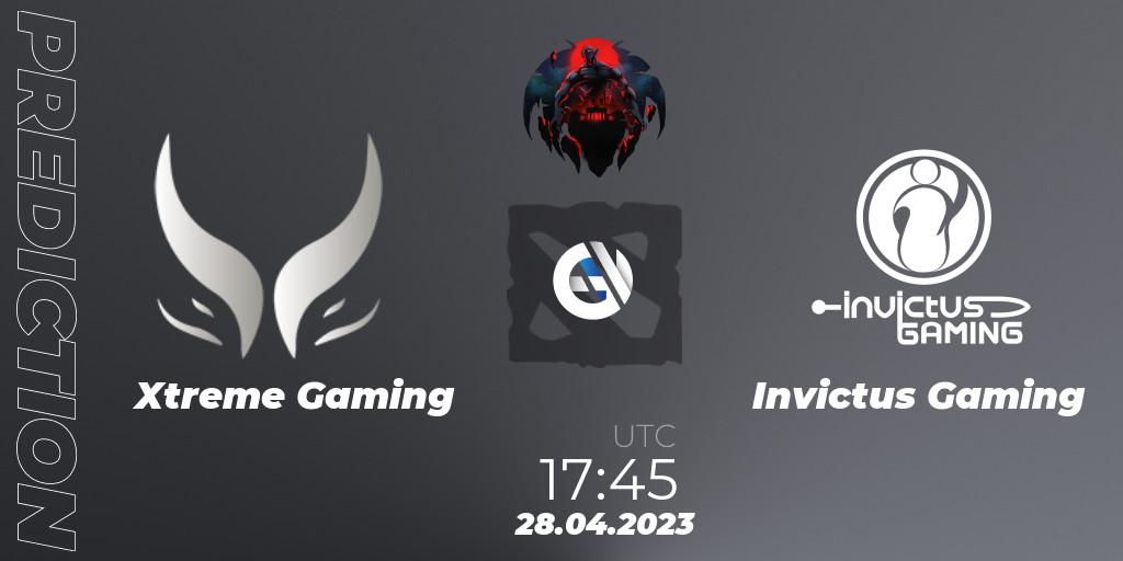 Prognoza Xtreme Gaming - Invictus Gaming. 28.04.23, Dota 2, The Berlin Major 2023 ESL - Group Stage