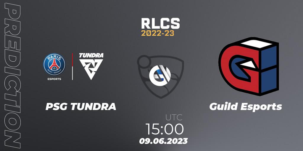 Prognoza PSG TUNDRA - Guild Esports. 09.06.2023 at 15:00, Rocket League, RLCS 2022-23 - Spring: Europe Regional 3 - Spring Invitational