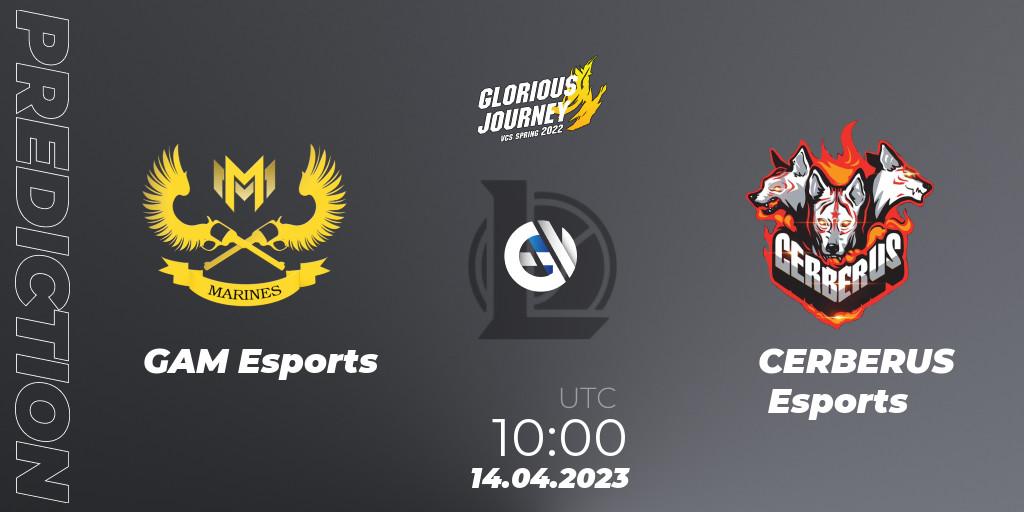 Prognoza GAM Esports - CERBERUS Esports. 14.04.2023 at 10:00, LoL, VCS Spring 2023 - Playoffs