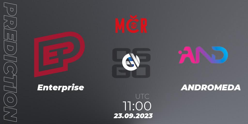 Prognoza Enterprise - ANDROMEDA. 23.09.2023 at 11:00, Counter-Strike (CS2), Tipsport Cup Prague Fall 2023: Closed Qualifier