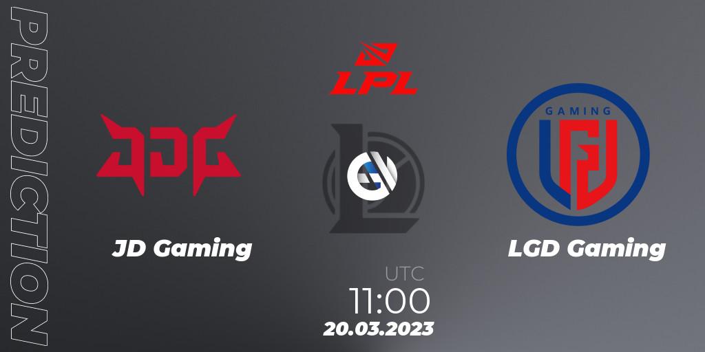 Prognoza JD Gaming - LGD Gaming. 20.03.23, LoL, LPL Spring 2023 - Group Stage