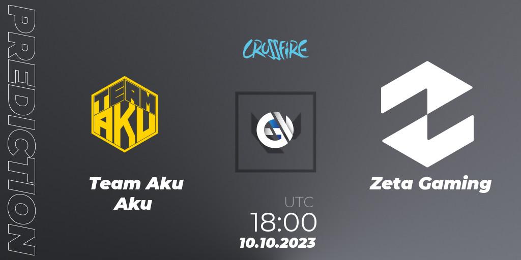 Prognoza Team Aku Aku - Zeta Gaming. 10.10.2023 at 17:00, VALORANT, LVP - Crossfire Cup 2023: Contenders #1