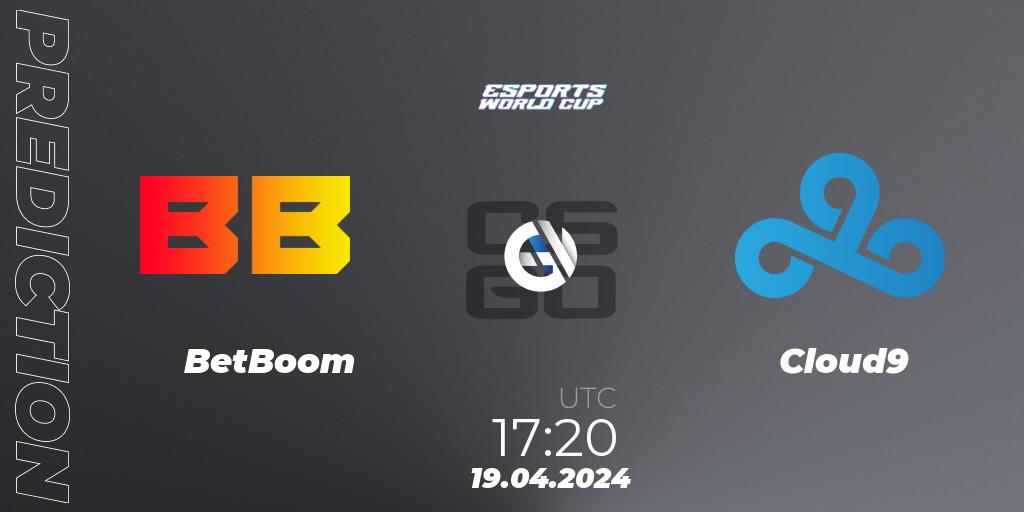 Prognoza BetBoom - Cloud9. 19.04.24, CS2 (CS:GO), Esports World Cup 2024: European Closed Qualifier