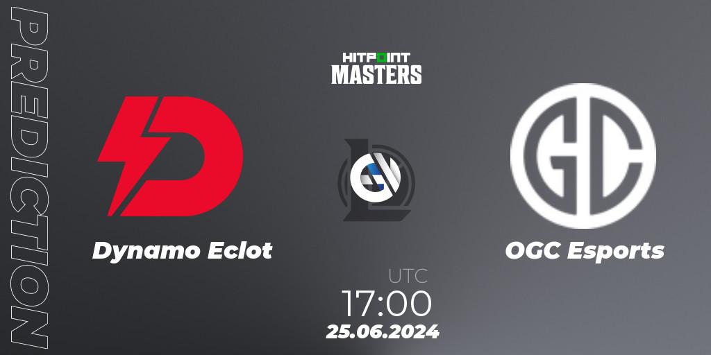 Prognoza Dynamo Eclot - OGC Esports. 25.06.2024 at 17:00, LoL, Hitpoint Masters Summer 2024