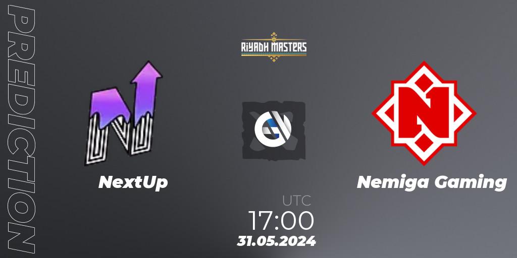 Prognoza NextUp - Nemiga Gaming. 31.05.2024 at 17:20, Dota 2, Riyadh Masters 2024: Eastern Europe Closed Qualifier