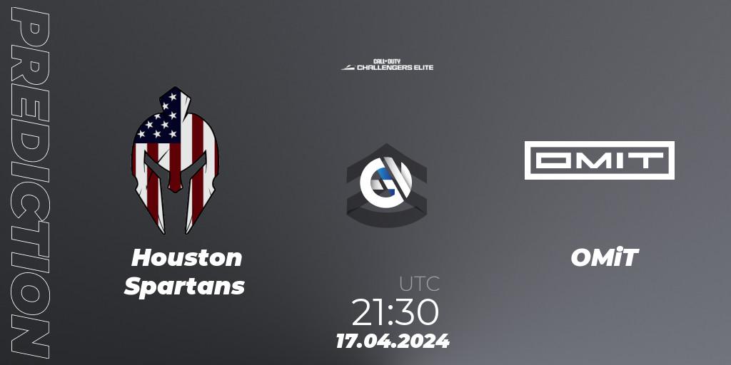 Prognoza Houston Spartans - OMiT. 17.04.2024 at 21:30, Call of Duty, Call of Duty Challengers 2024 - Elite 2: NA