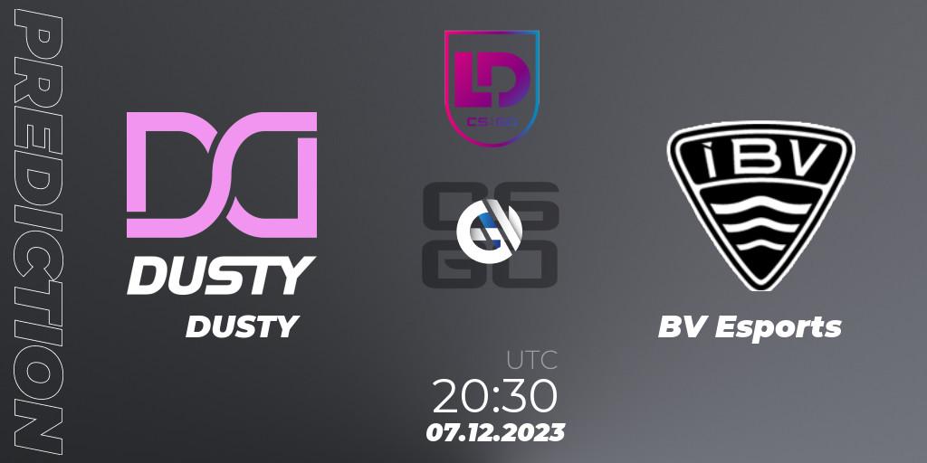 Prognoza DUSTY - ÍBV Esports. 07.12.2023 at 21:30, Counter-Strike (CS2), Icelandic Esports League Season 8: Regular Season
