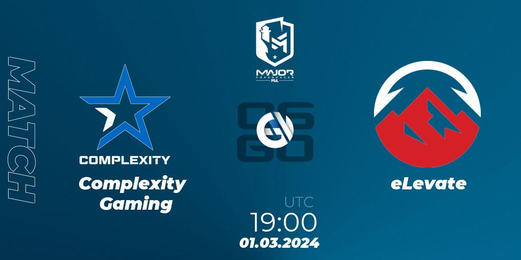 Complexity Gaming VS eLevate