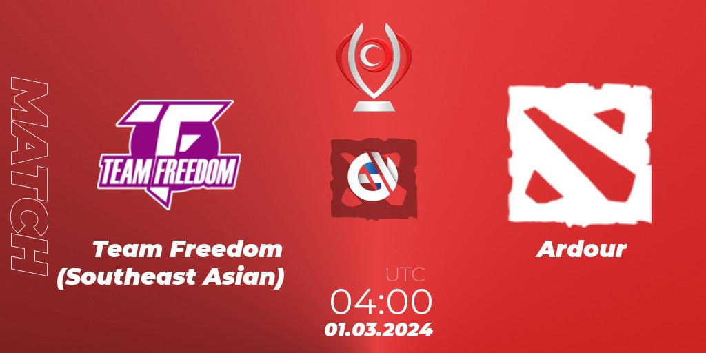 Team Freedom (Southeast Asian) VS Ardour