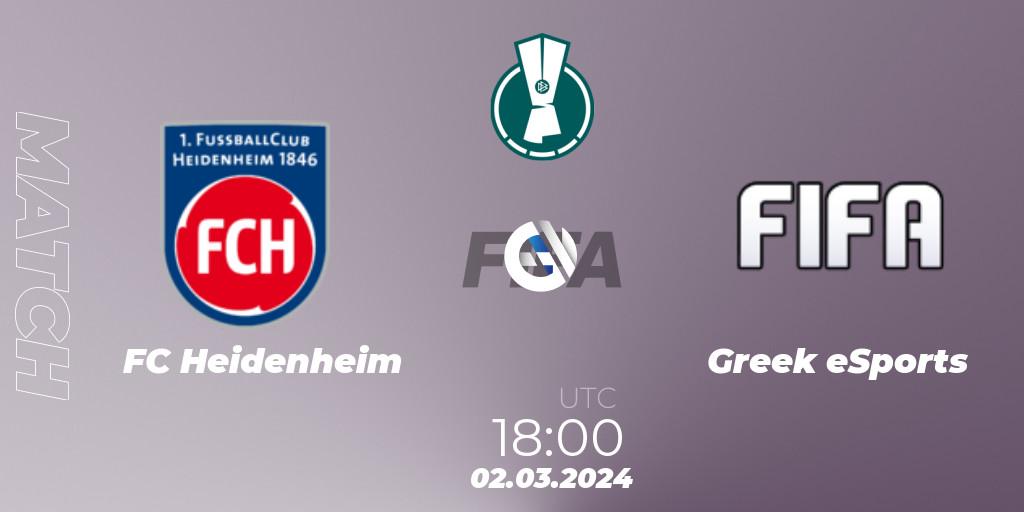 FC Heidenheim VS Greek eSports