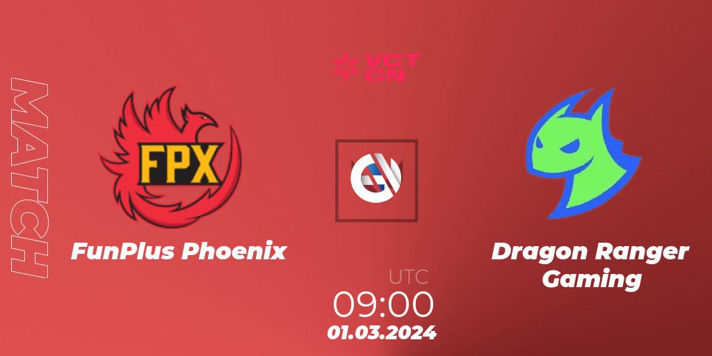 FunPlus Phoenix VS Dragon Ranger Gaming