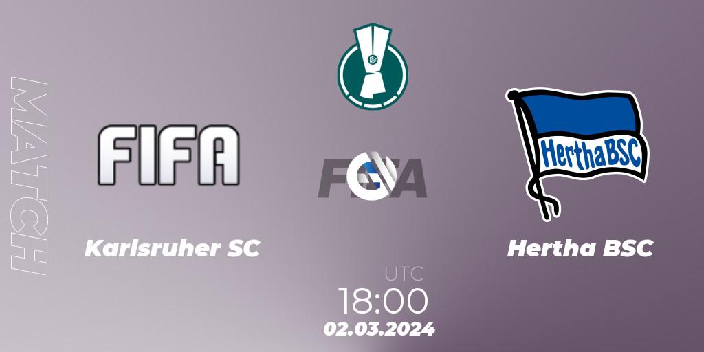 Karlsruher SC VS Hertha BSC