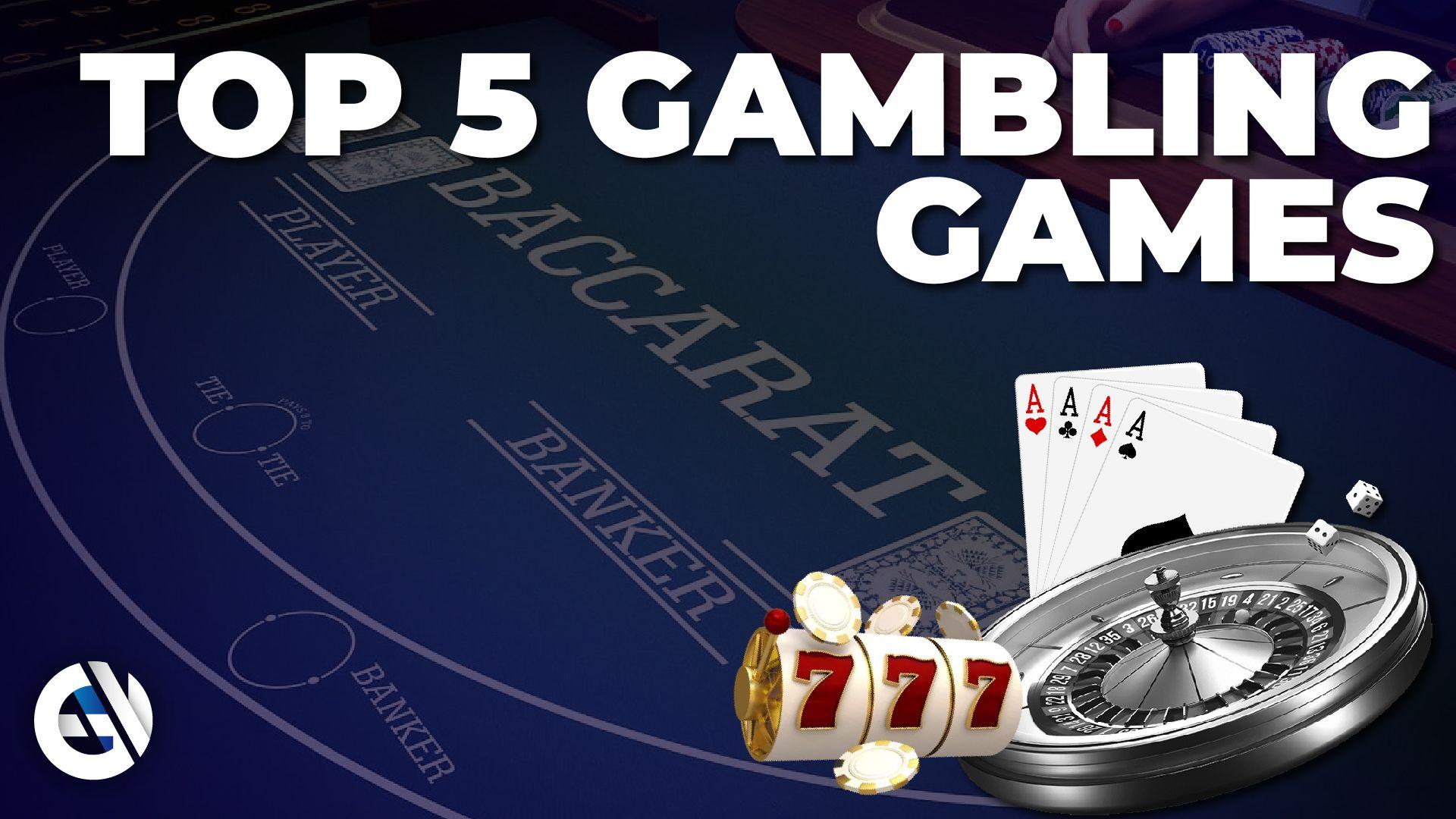 Top 5 najpopularniejszych gier hazardowych na świecie