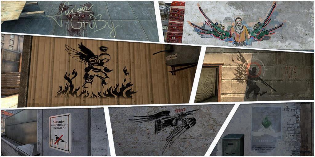Historia pamiątkowego graffiti z CS: GO