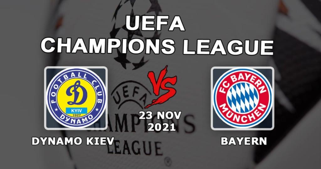 Dynamo Kijów - Bayern: prognoza i zakład na mecz Ligi Mistrzów - 23.11.2021