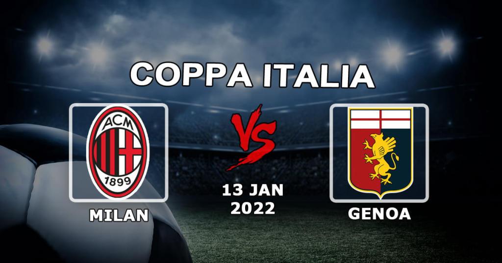 Mediolan - Genua: prognoza i zakład na mecz Pucharu Włoch - 13.01.2022