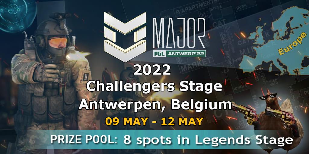 PGL Major Antwerp Analityka 2022 oparta na wynikach etapu Challengers Stage