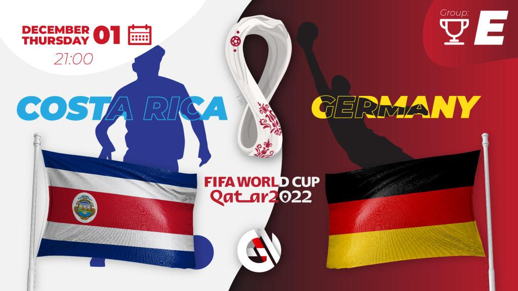 Kostaryka - Niemcy: prognozy i zakłady na Mistrzostwa Świata 2022 w Katarze