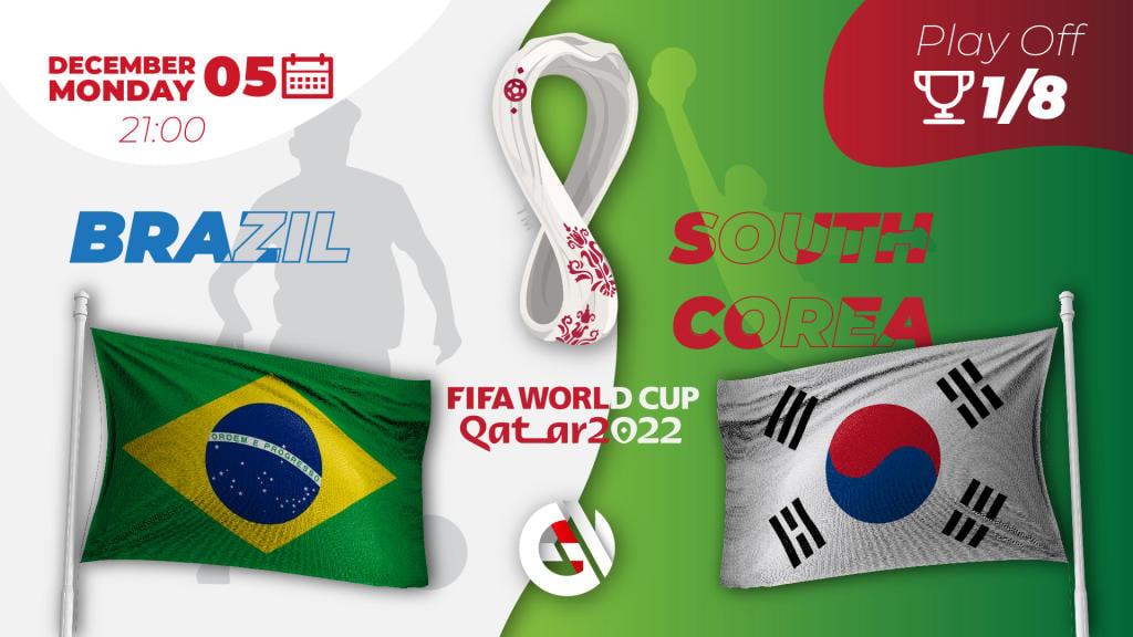 Brazylia - Korea Południowa: prognozy i zakłady na Mistrzostwa Świata 2022 w Katarze