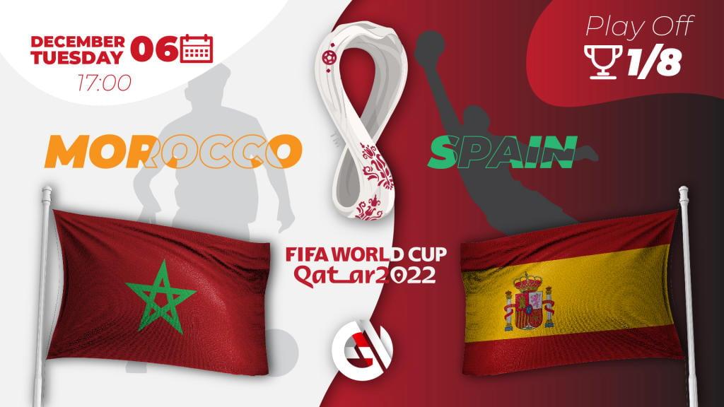 Maroko - Hiszpania: prognozy i zakłady na Mistrzostwa Świata 2022 w Katarze