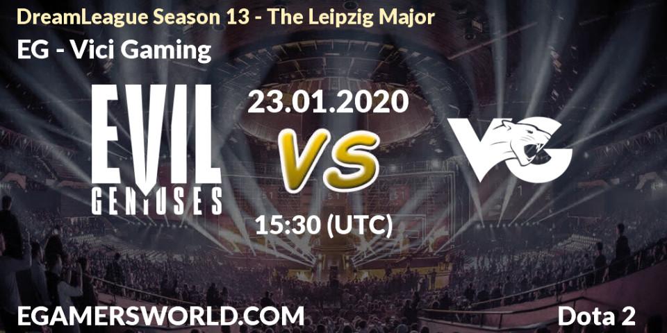 Prognoza EG - Vici Gaming. 23.01.20, Dota 2, DreamLeague Season 13 - The Leipzig Major