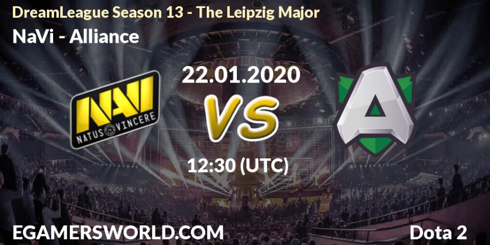 Prognoza NaVi - Alliance. 22.01.20, Dota 2, DreamLeague Season 13 - The Leipzig Major