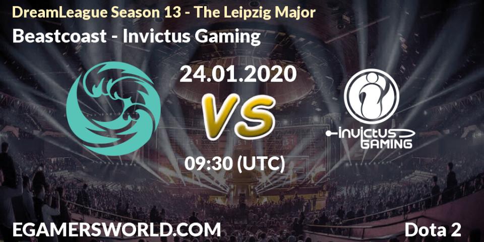 Prognoza Beastcoast - Invictus Gaming. 24.01.20, Dota 2, DreamLeague Season 13 - The Leipzig Major