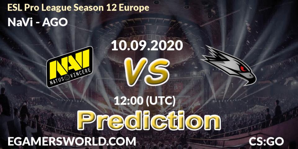 Prognoza NaVi - AGO. 10.09.20, CS2 (CS:GO), ESL Pro League Season 12 Europe