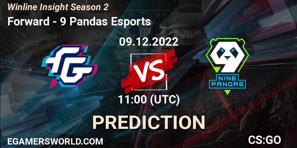 Prognoza Forward - 9 Pandas Esports. 09.12.22, CS2 (CS:GO), Winline Insight Season 2