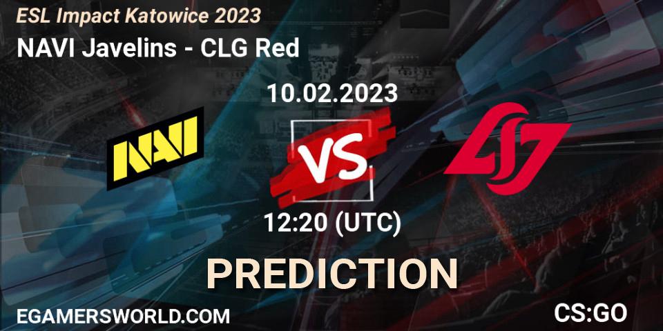 Prognoza NAVI Javelins - CLG Red. 10.02.23, CS2 (CS:GO), ESL Impact Katowice 2023