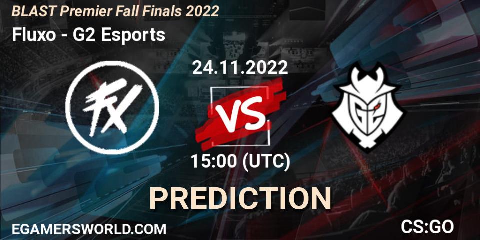Prognoza Fluxo - G2 Esports. 24.11.22, CS2 (CS:GO), BLAST Premier Fall Finals 2022