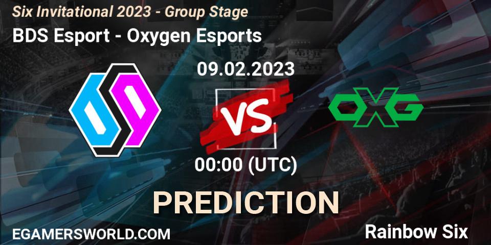 Prognoza BDS Esport - Oxygen Esports. 09.02.23, Rainbow Six, Six Invitational 2023 - Group Stage