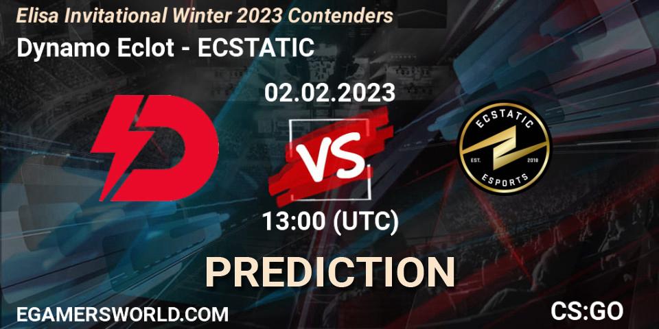 Prognoza Dynamo Eclot - ECSTATIC. 02.02.23, CS2 (CS:GO), Elisa Invitational Winter 2023 Contenders