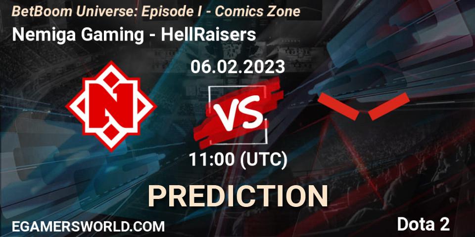 Prognoza Nemiga Gaming - HellRaisers. 06.02.23, Dota 2, BetBoom Universe: Episode I - Comics Zone