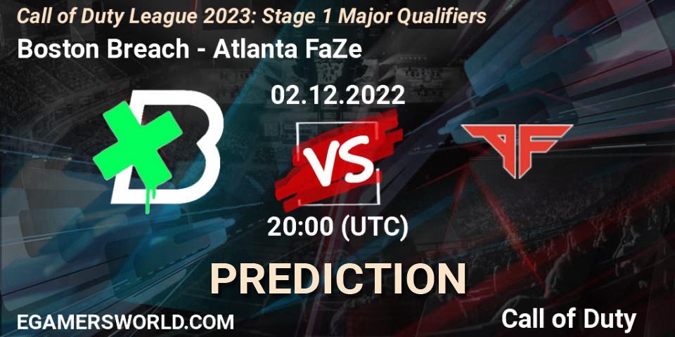 Prognoza Boston Breach - Atlanta FaZe. 02.12.22, Call of Duty, Call of Duty League 2023: Stage 1 Major Qualifiers