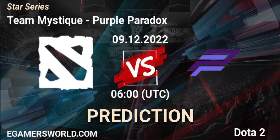 Prognoza Team Mystique - Purple Paradox. 09.12.22, Dota 2, Star Series