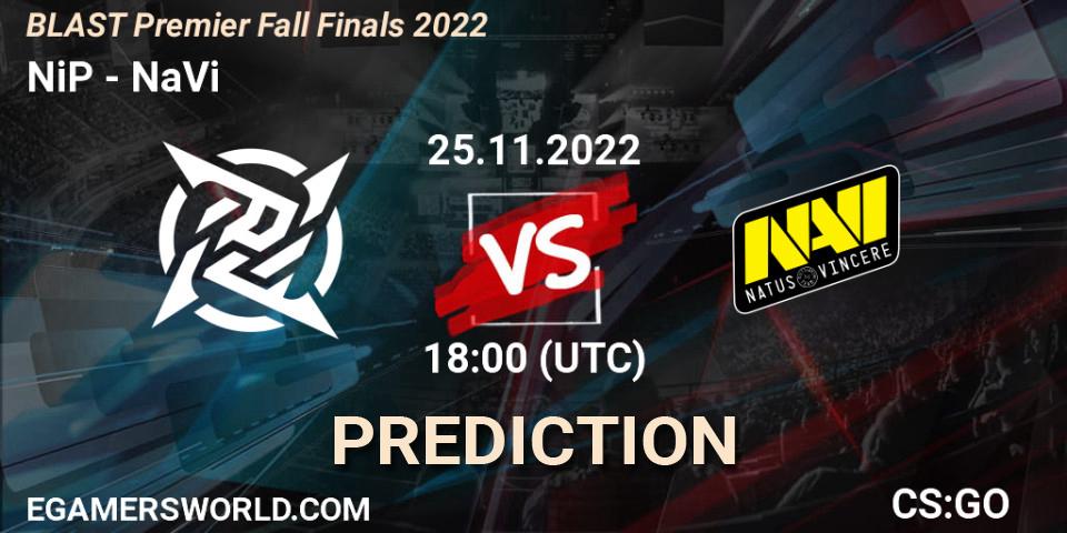 Prognoza NiP - NaVi. 25.11.22, CS2 (CS:GO), BLAST Premier Fall Finals 2022