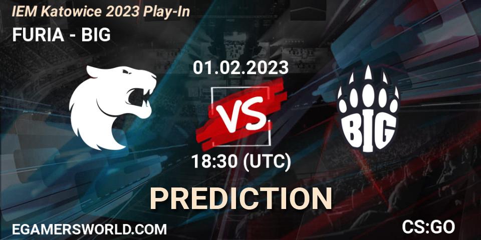 Prognoza FURIA - BIG. 01.02.23, CS2 (CS:GO), IEM Katowice 2023 Play-In