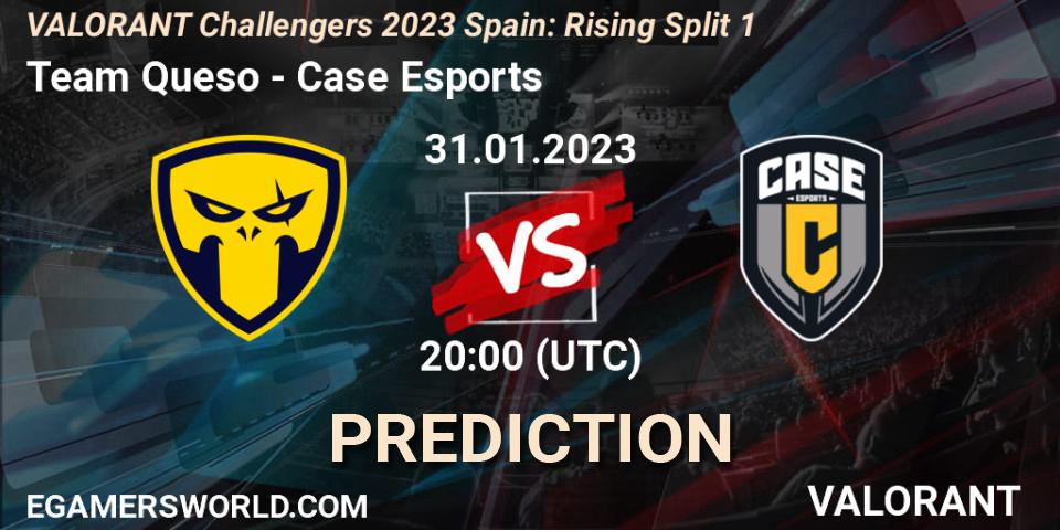 Prognoza Team Queso - Case Esports. 31.01.23, VALORANT, VALORANT Challengers 2023 Spain: Rising Split 1