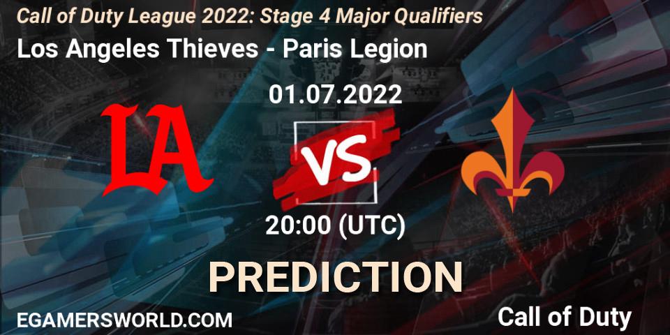 Prognoza Los Angeles Thieves - Paris Legion. 03.07.22, Call of Duty, Call of Duty League 2022: Stage 4