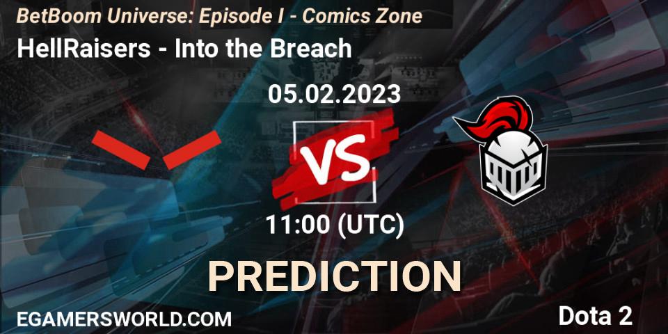 Prognoza HellRaisers - Into the Breach. 05.02.23, Dota 2, BetBoom Universe: Episode I - Comics Zone