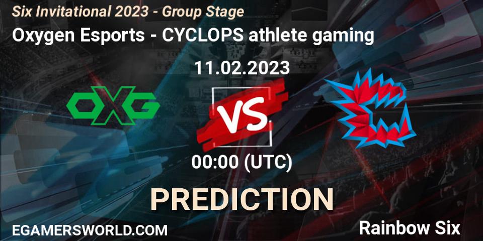 Prognoza Oxygen Esports - CYCLOPS athlete gaming. 11.02.23, Rainbow Six, Six Invitational 2023 - Group Stage