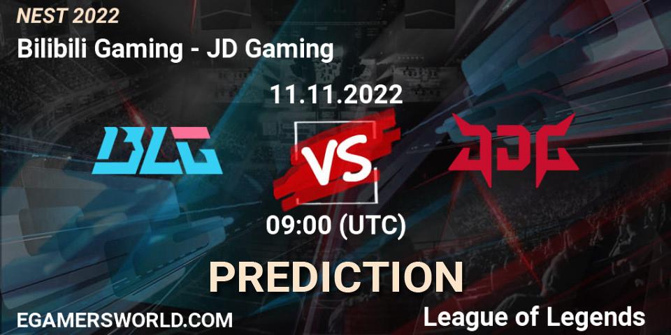 Prognoza Bilibili Gaming - JD Gaming. 11.11.22, LoL, NEST 2022