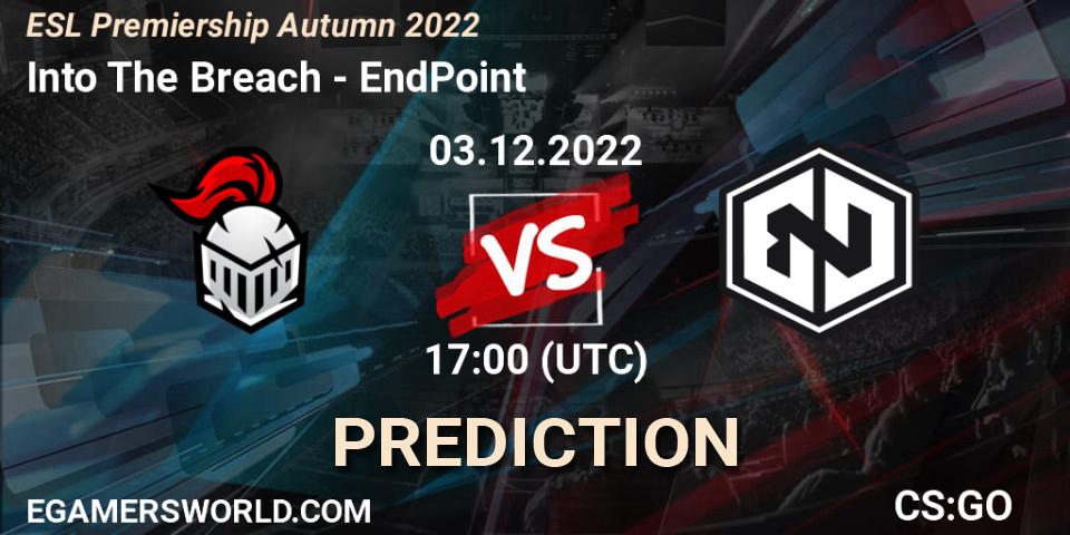 Prognoza Into The Breach - EndPoint. 03.12.22, CS2 (CS:GO), ESL Premiership Autumn 2022