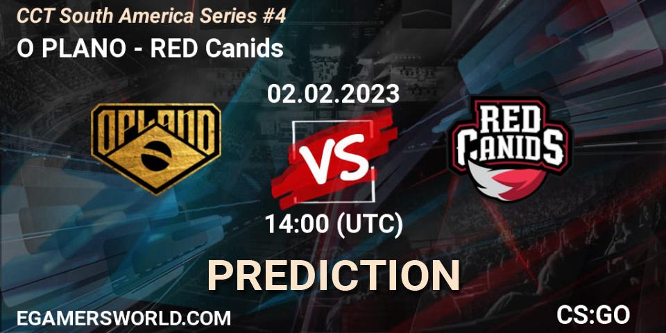 Prognoza O PLANO - RED Canids. 02.02.23, CS2 (CS:GO), CCT South America Series #4
