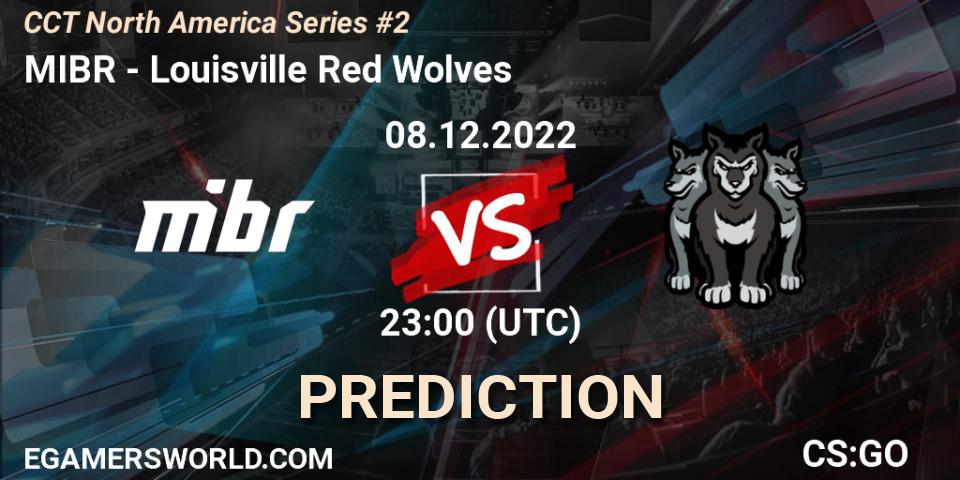 Prognoza MIBR - Louisville Red Wolves. 09.12.22, CS2 (CS:GO), CCT North America Series #2
