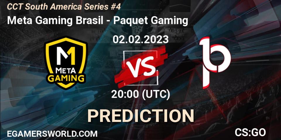 Prognoza Meta Gaming Brasil - Paquetá Gaming. 02.02.23, CS2 (CS:GO), CCT South America Series #4